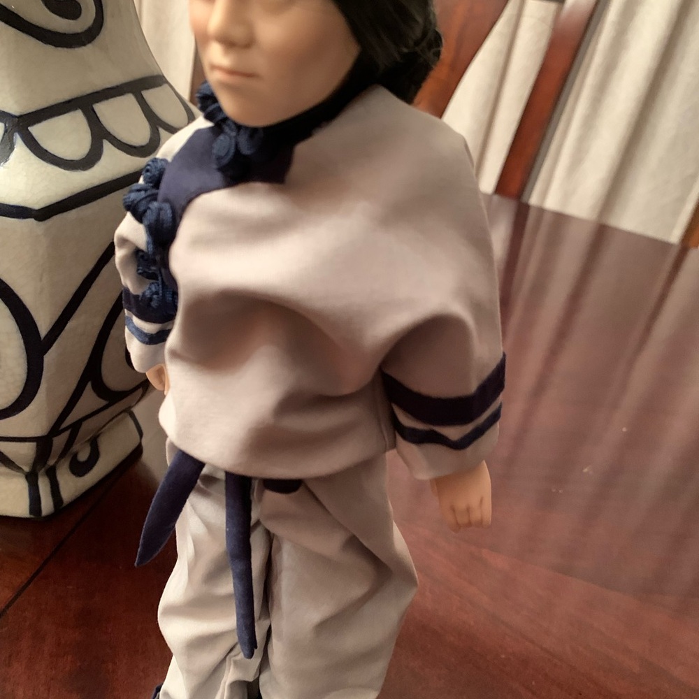 All God’s Children Collectibles Chinese Male Doll with stand in box. - Picture 4 of 8